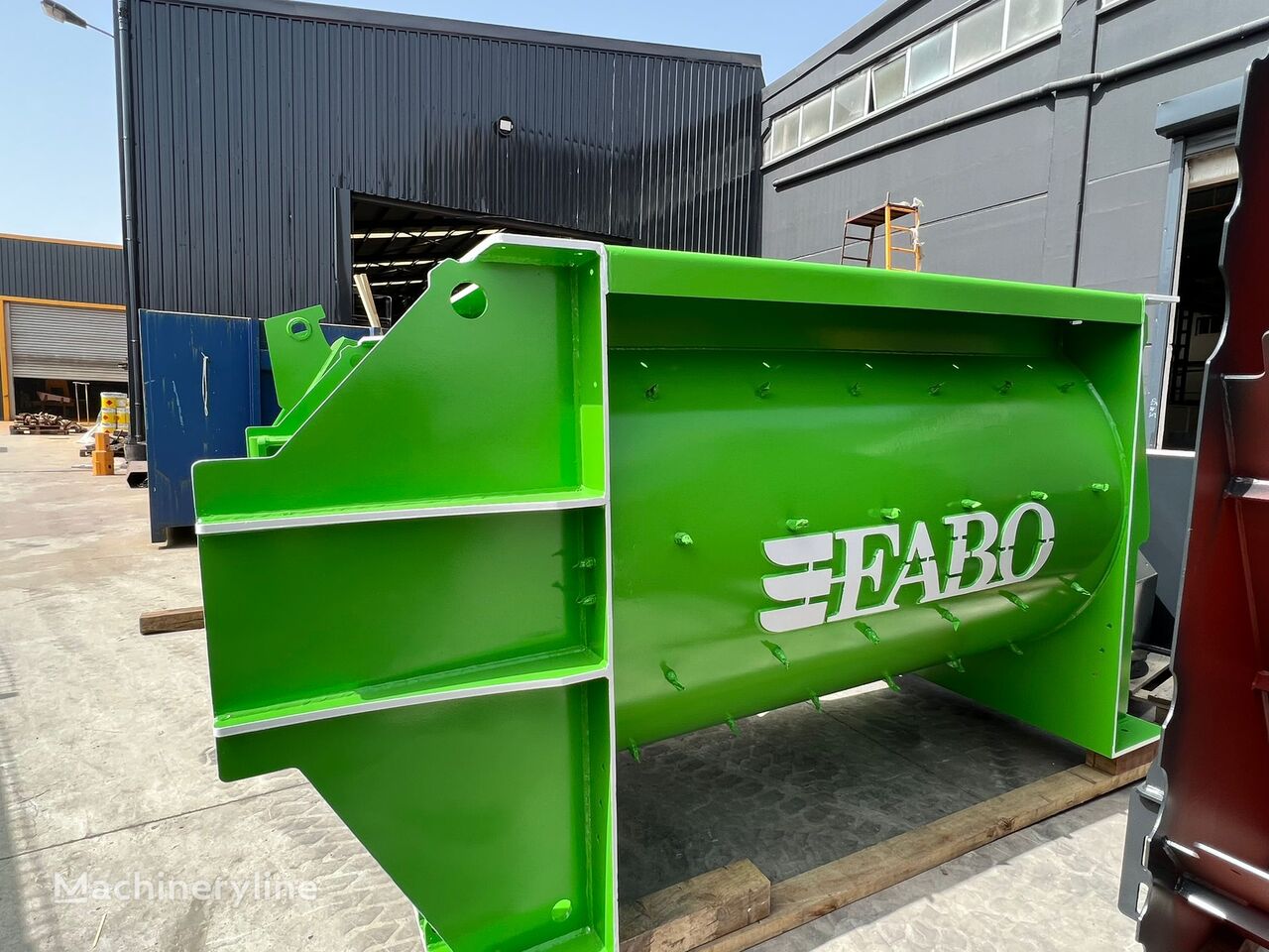 new FABO TWS 02 TWINSHAFT MIXER FOR READYMIXTURE | HIGH CAPACITY concrete plant