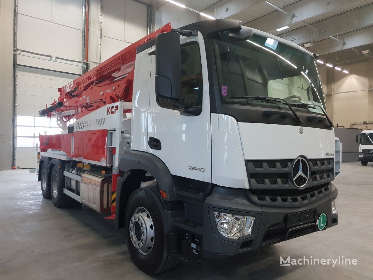 new KCP 37ZX5150  on chassis Mercedes-Benz Actros concrete pump