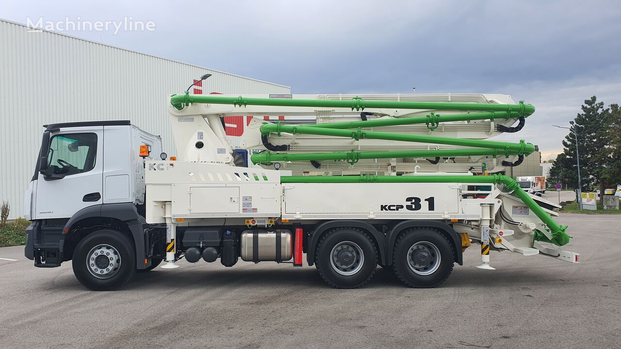 new KCP 31XT5150  on chassis Mercedes-Benz Actros concrete pump