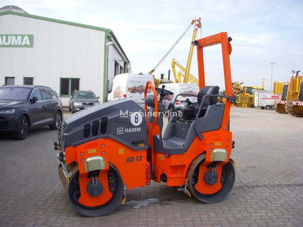 new Hamm HD 12 VV mini road roller