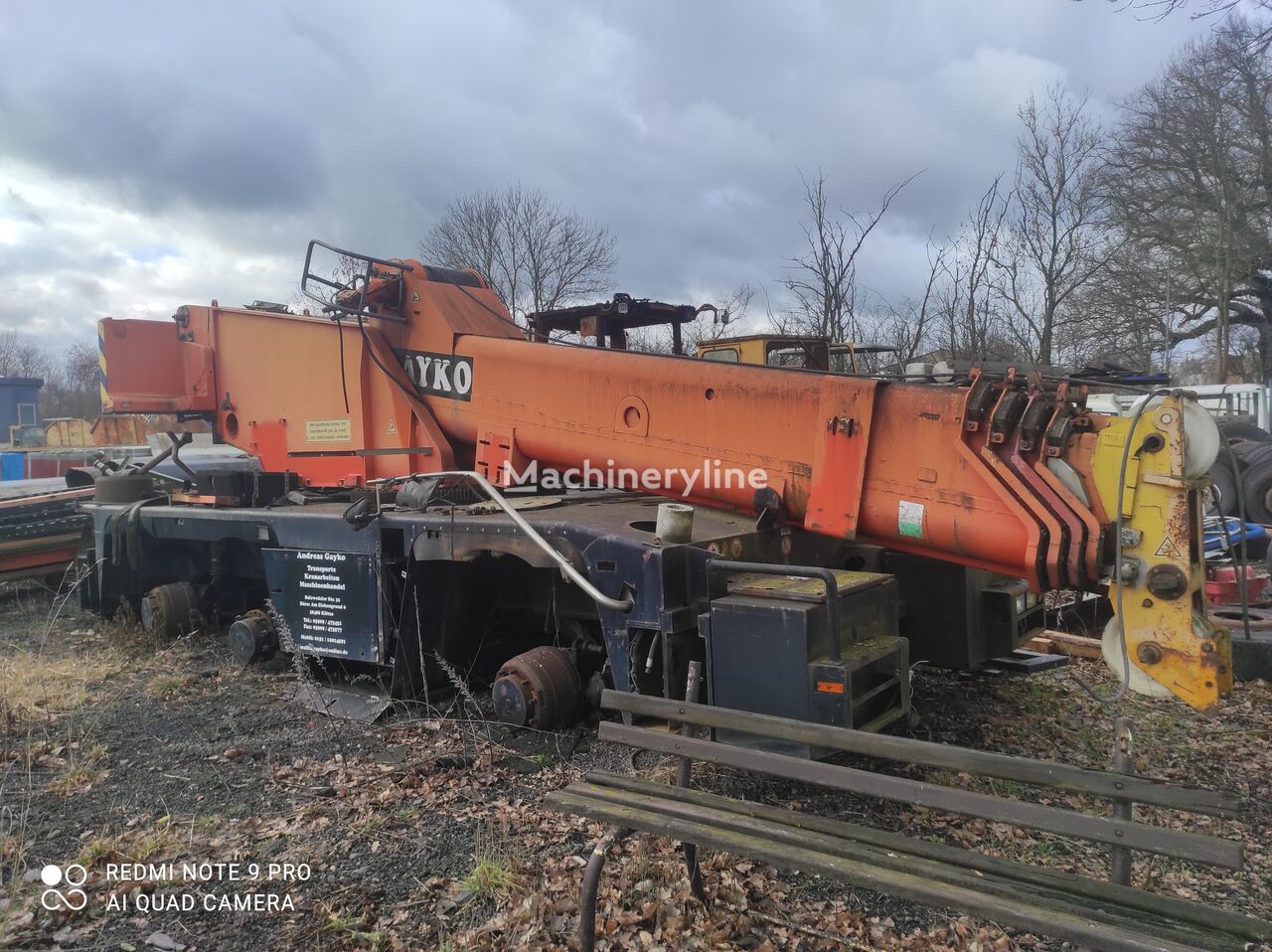 Tadano ac 40 on chassis Demag AC 40 mobile crane for parts
