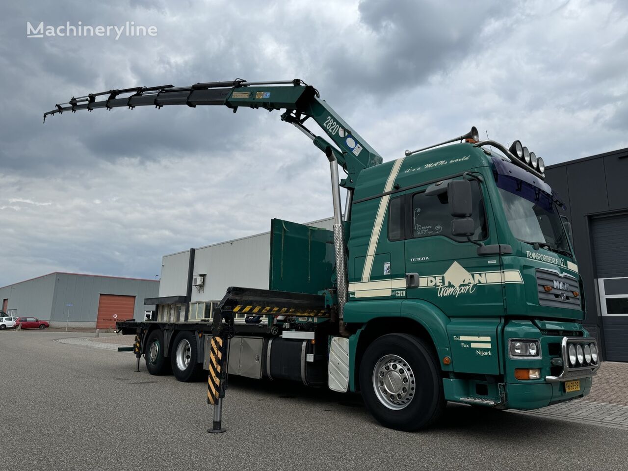 MAN TGA 26.360 HMF 2820 K7 + 2 Manual mobile crane