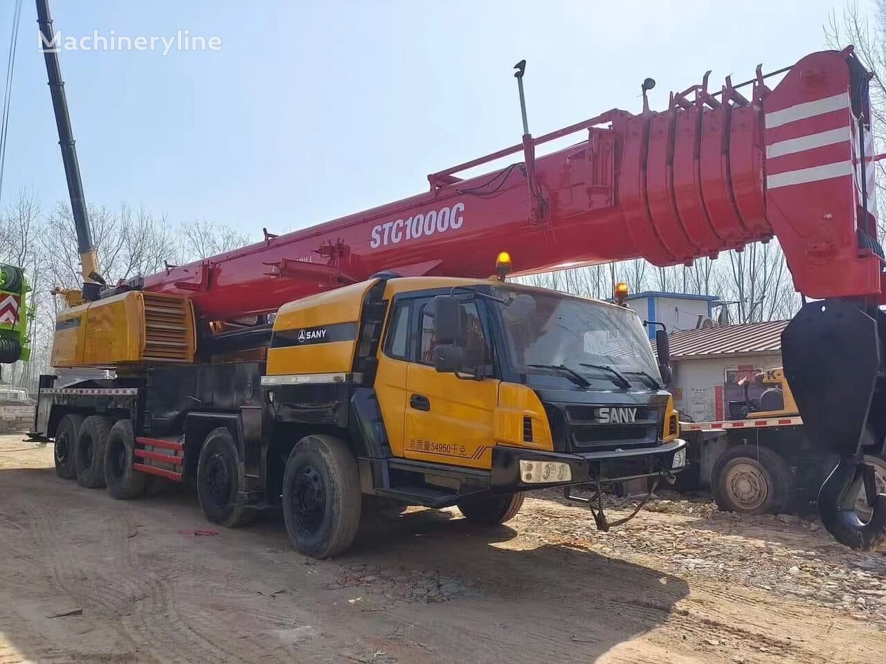 Sany Sany STC1000 100 ton used mobile truck crane mobile crane