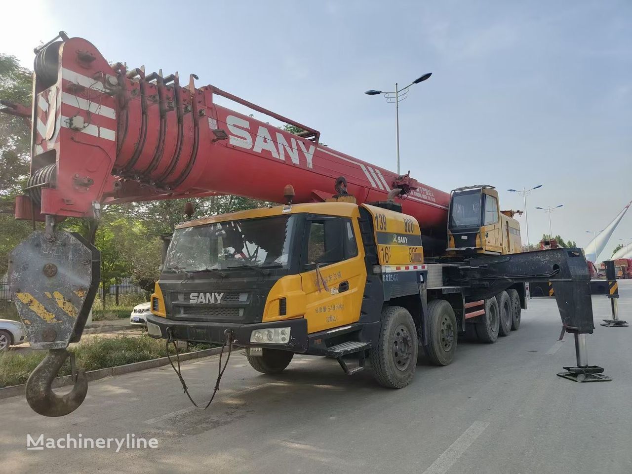Sany Sany STC1300c 130 ton used mobile truck crane mobile crane