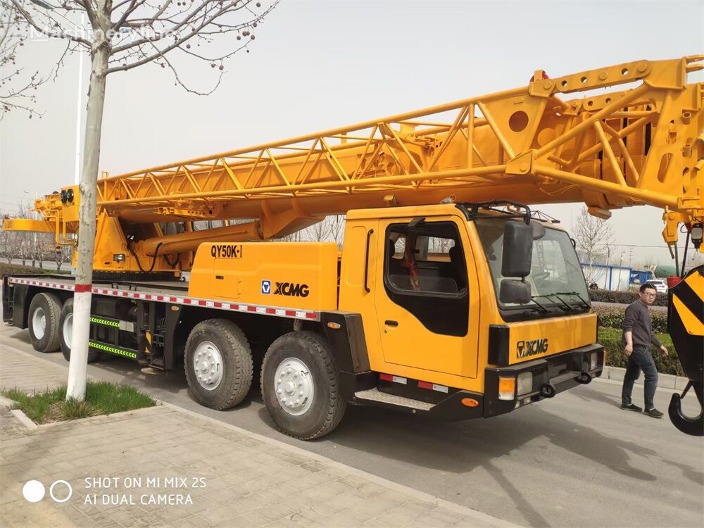 XCMG XCMG QY50K-1 used 50 ton hydraulic mounted truck crane  mobile crane