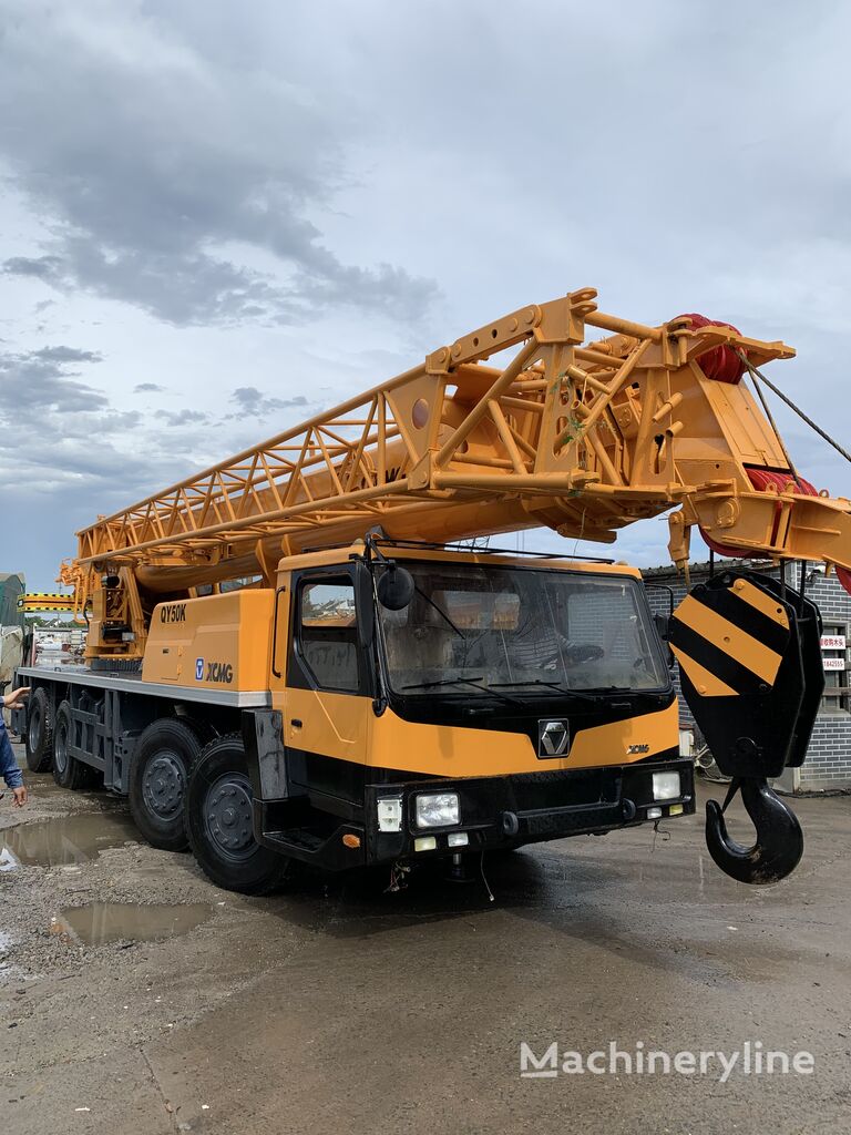 XCMG XCMG QY50K 50 ton used hydraulic mounted mobile truck crane  mobile crane