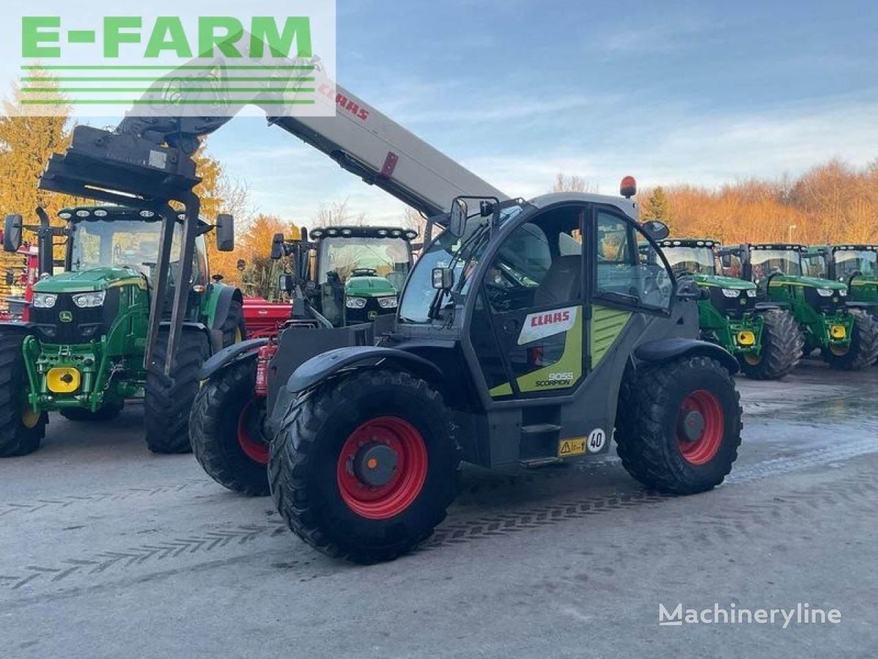 scorpion 9055 telescopic wheel loader