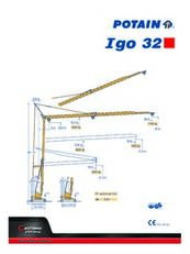 POTAIN IGO 32 tower crane