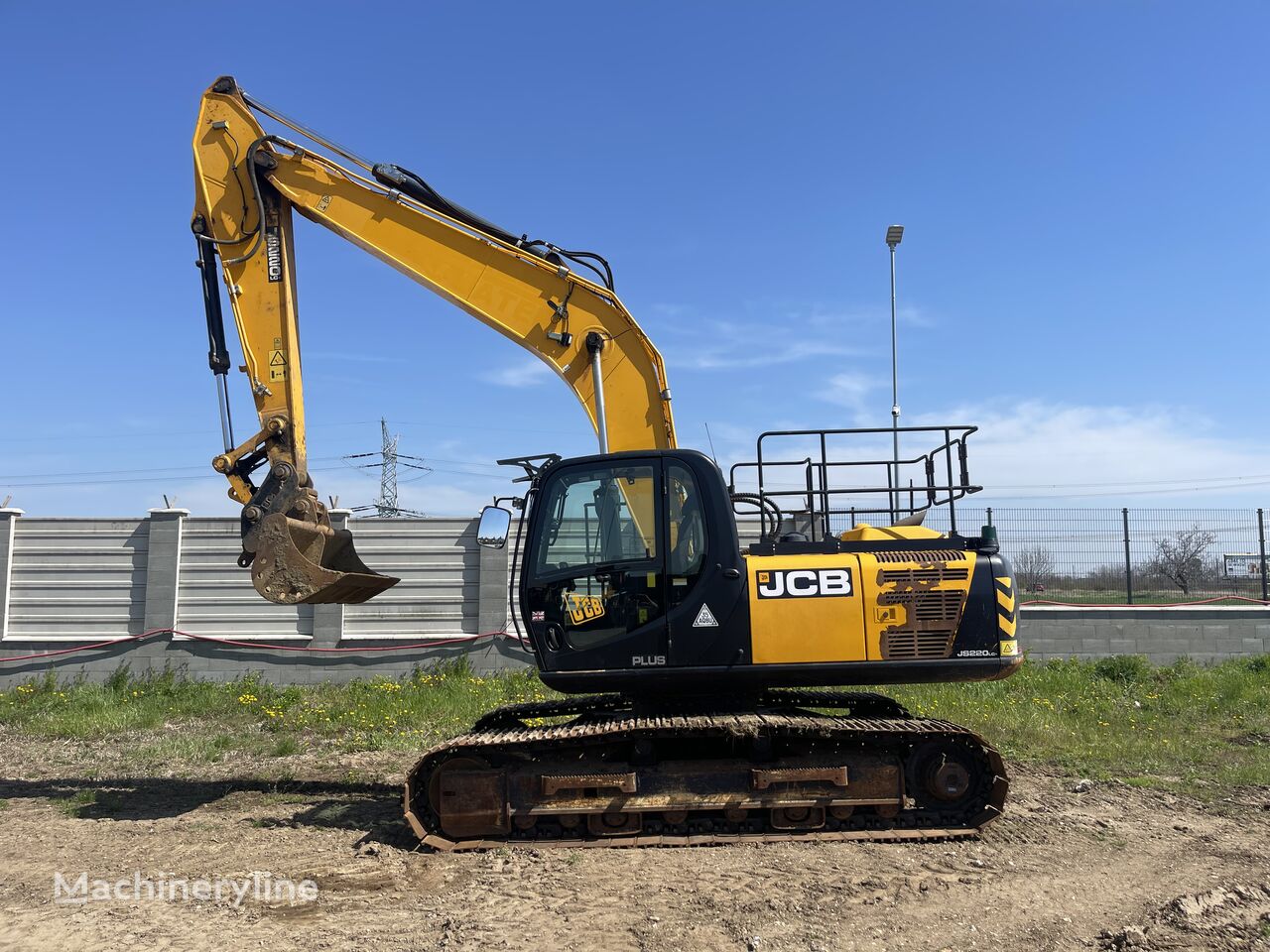 JCB JS 220 tracked excavator