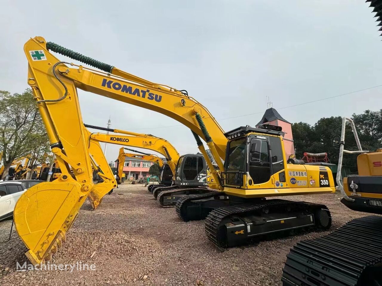 Komatsu PC350 tracked excavator