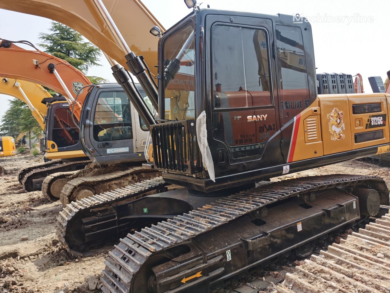 Sany SY215C tracked excavator