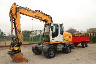 Liebherr A 316 LITRONIC ROTOTILT ENGCON SZCZYPCE PRZYCZEPA wheel excavator