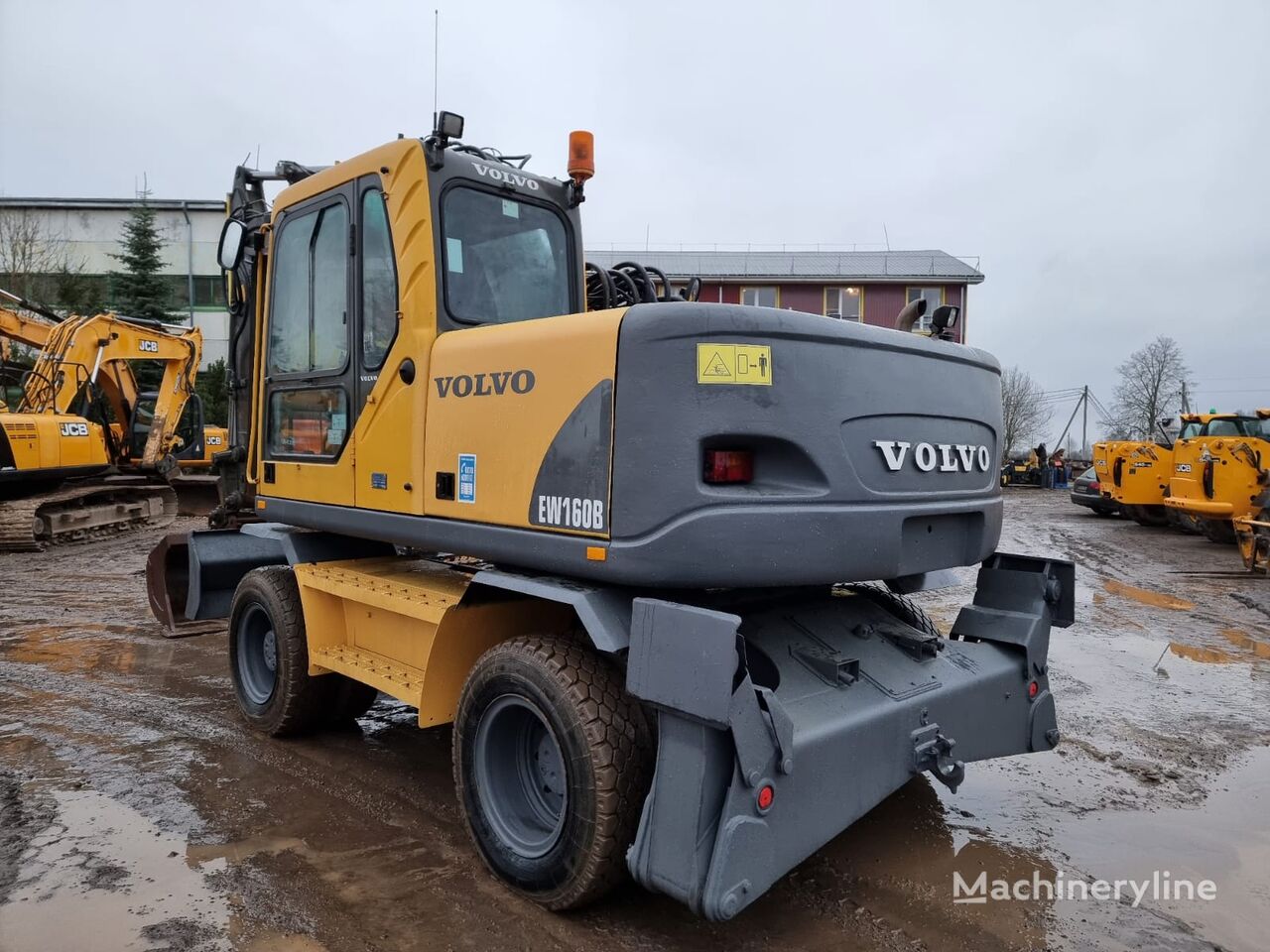 Volvo EW160B wheel excavator