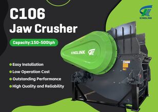 new Kinglink NEW C106 Hydraulic Jaw Crusher for Hard stone